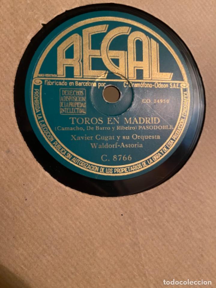 Discos de pizarra: XAVIER CUGAT LA MORENA DE MI COPLA TOROS EN MADRID - Foto 2
