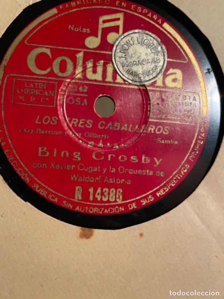 Discos de pizarra: BING CROSBY LOS TRES CABALLEROS - Foto 2