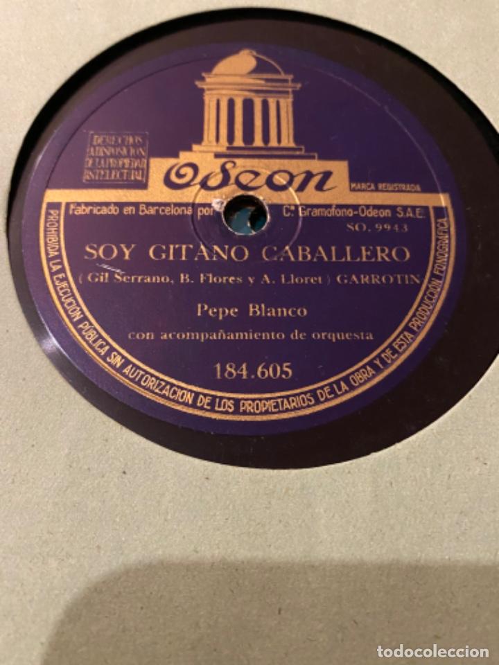 Discos de pizarra: PEPE BLANCO SANGRE GITANA SOY GITANO CABALLERO - Foto 2