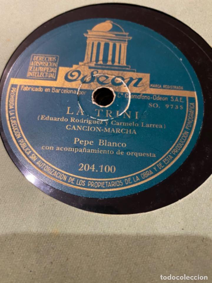Discos de pizarra: PEPE BLANCO EL GITANO SE&Ntilde;ORITO LA TRINI - Foto 1