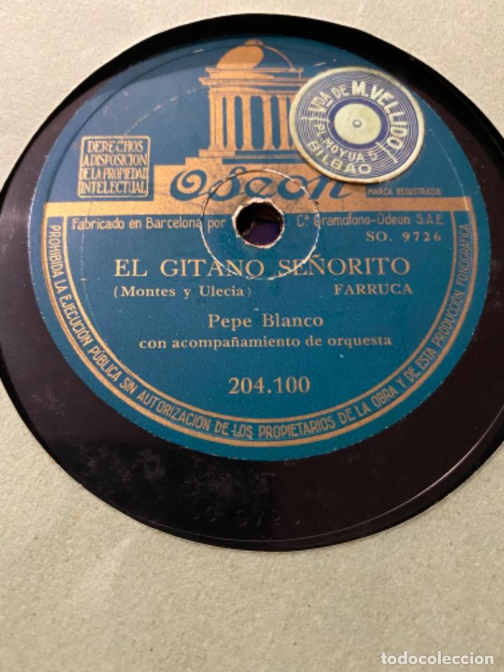 Discos de pizarra: PEPE BLANCO EL GITANO SE&Ntilde;ORITO LA TRINI - Foto 2