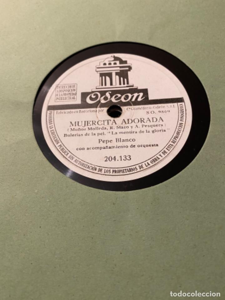 Discos de pizarra: PEPE BLANCO LA CAPA ESPA&Ntilde;OLA MUJERCITA ADORADA - Foto 2