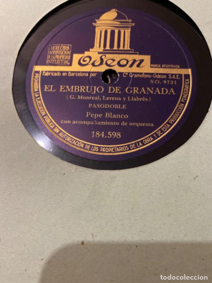 Discos de pizarra: PEPE BLANCO EL EMBRUJO DE GRANADA FARAON - Foto 1