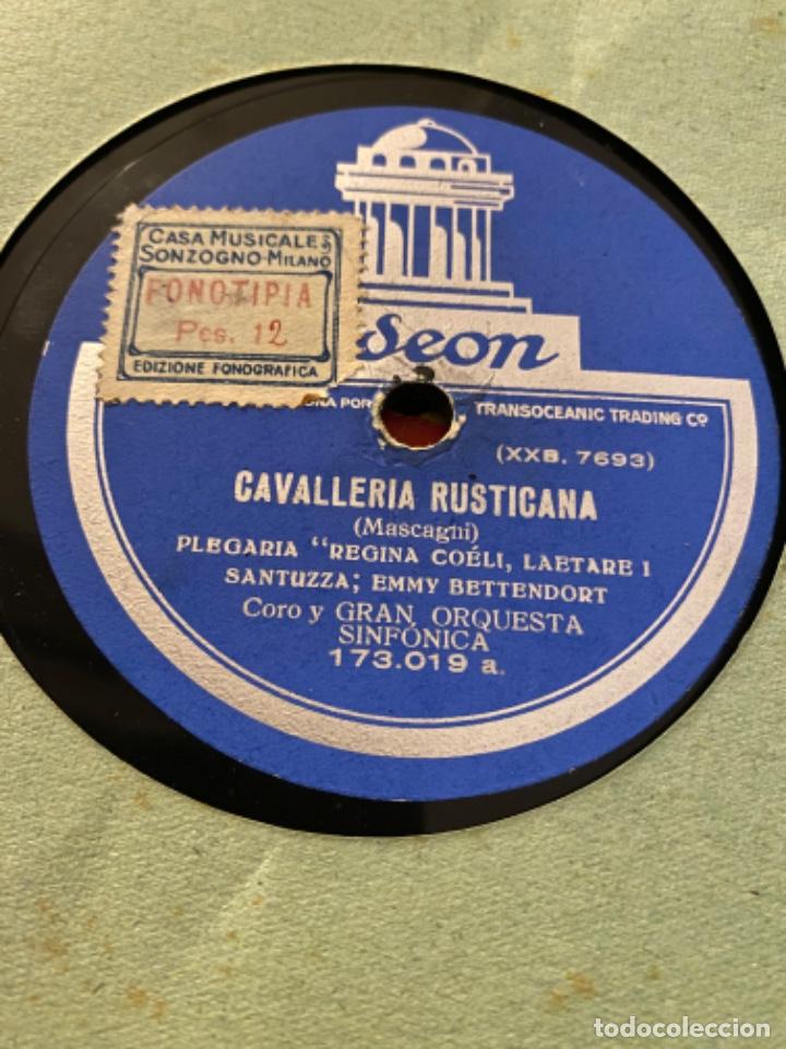 Discos de pizarra: CAVALLERIA RUSTICANA MASCAGNI DOCE PULGADAS - Foto 1