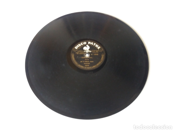 Discos de pizarra: DISCO PHATE. ESPIRITUAL/BLANCO Y NEGRO. VALE. BANDA PATHE. - Foto 3