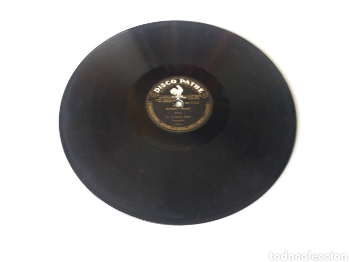 Discos de pizarra: DISCO PHATE. ESPIRITUAL/BLANCO Y NEGRO. VALE. BANDA PATHE. - Foto 4
