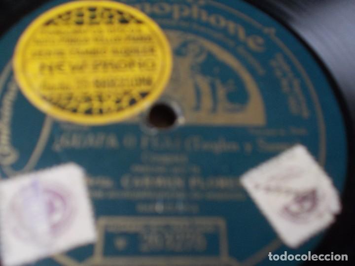 Discos de pizarra: CARMEN FLORES La celosa / Guapa o Fea - Foto 2