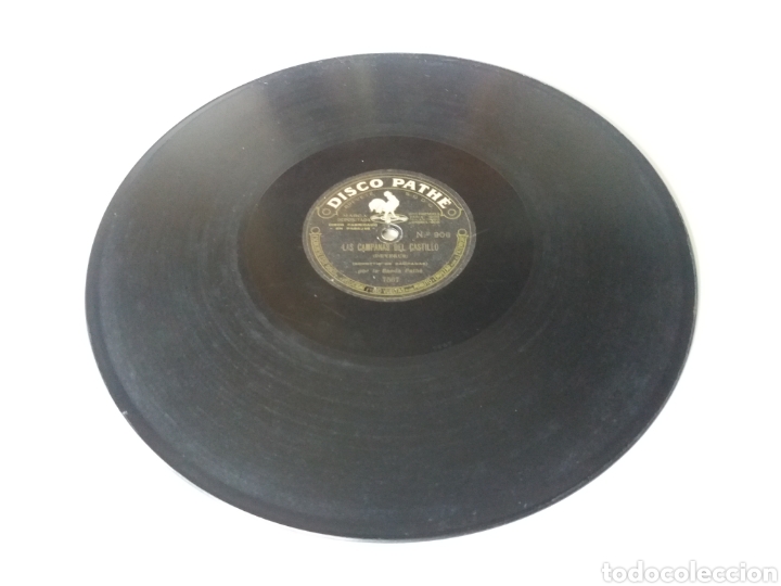 Discos de pizarra: DISCO PHATE. ROSALBA/LAS CAMPANAS DEL CASTILLO. SCHOTTIS. BANDA PATHE. - Foto 4