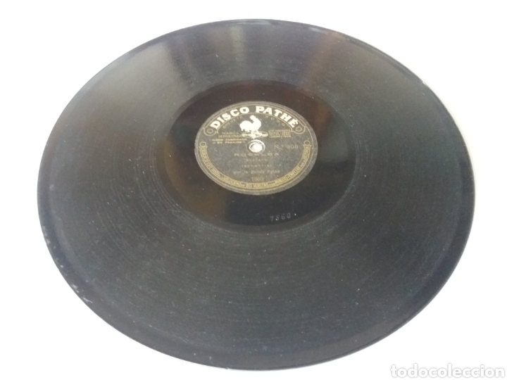 Discos de pizarra: DISCO PHATE. ROSALBA/LAS CAMPANAS DEL CASTILLO. SCHOTTIS. BANDA PATHE. - Foto 3