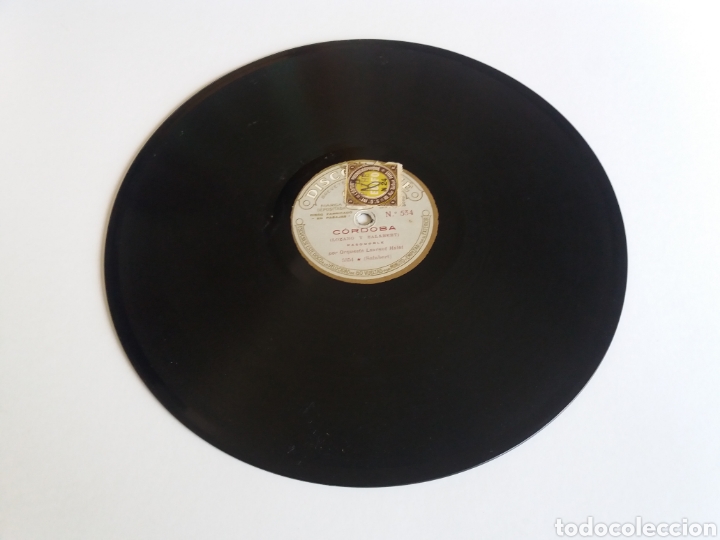 Discos de pizarra: DISCO PHATE. EL PUNGA. TANGO CRIOLLO/C&Oacute;RDOBA. PASODOBLE. ORQUESTA LAURENT HALET. - Foto 4