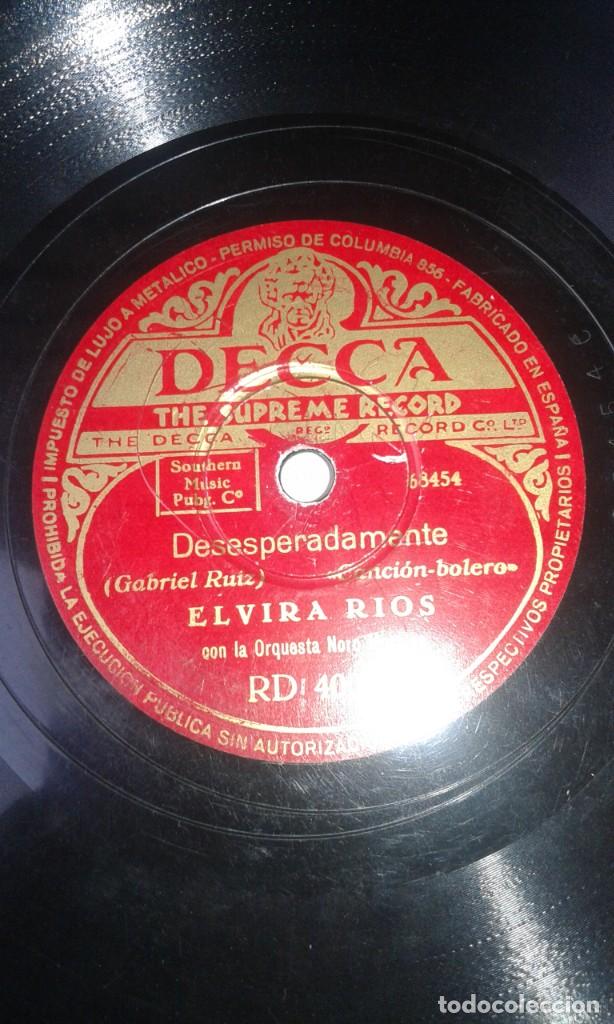 Discos de pizarra: ANTIGUO DISCO DE PIZARRA - DECCA - Foto 3