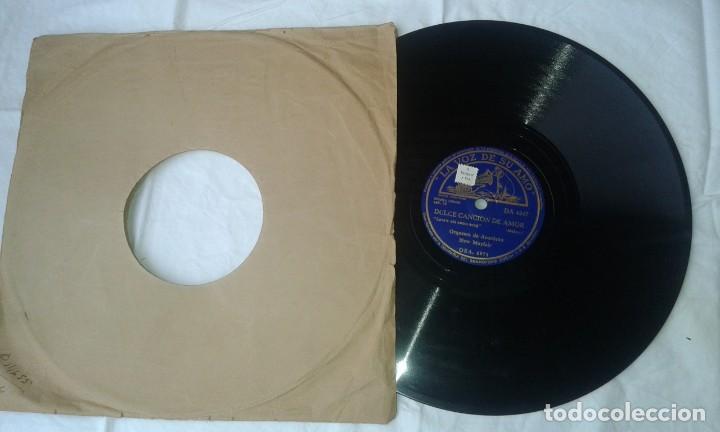 Discos de pizarra: ANTIGUO DISCO DE PIZARRA - LA VOZ DE SU AMO - Foto 2