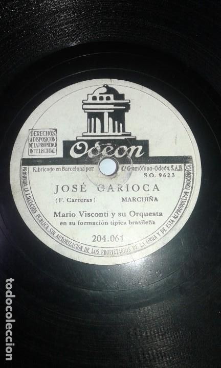 Discos de pizarra: ANTIGUO DISCO PIZARRA - ODEON - Foto 1