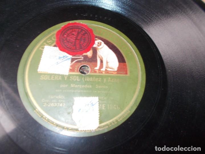 Discos de pizarra: MERCEDES SER&Oacute;S Rosa de Madrid / Solera y Sol - Foto 2