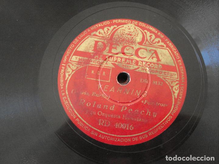 Discos de pizarra: DISCO DE PIZARRA POLAND PEACHY TENGO RITMO / YEARNING - Foto 2