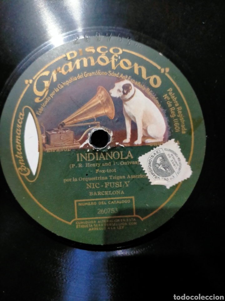 Discos de pizarra: DISCO PIZARRA GRAM&Oacute;FONO - Foto 3