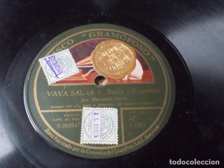 Discos de pizarra: MERCEDES SER&Oacute;S Vaya sal / Tin - Tilin - Foto 2