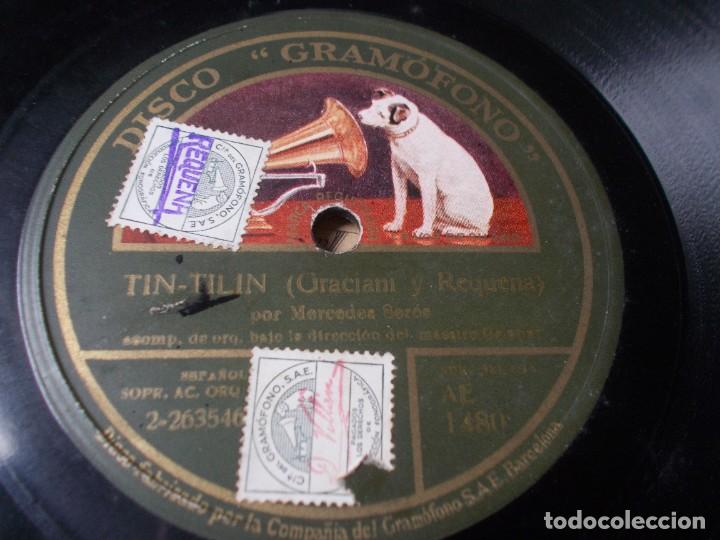 Discos de pizarra: MERCEDES SER&Oacute;S Vaya sal / Tin - Tilin - Foto 4