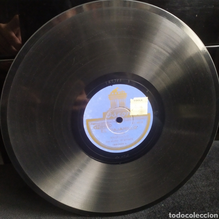 Discos de pizarra: Angelillo &lrm;&ndash; Taranta De La Sierra / El Pajarillo - Foto 4