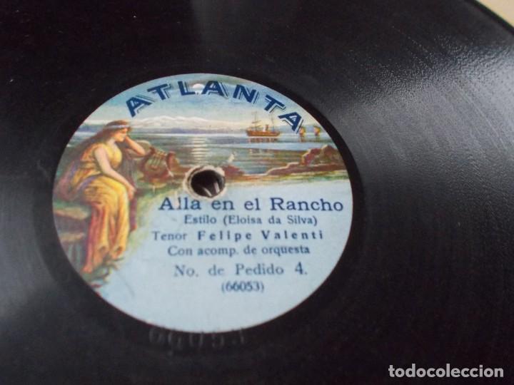 Discos de pizarra: FELIPE VALENT&Iacute; Pobre mi madre querida / Alla en el rancho - Foto 4