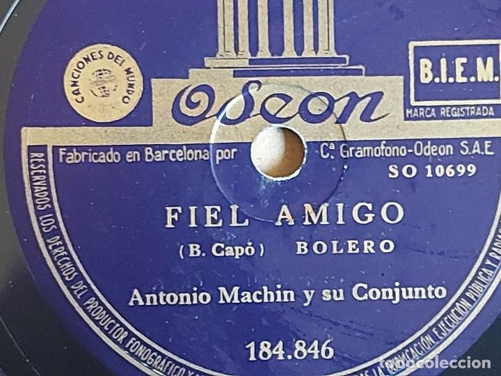 Discos de pizarra: ANTONIO MACH&Iacute;N COMO SIEMPRE 78RPM - Foto 3