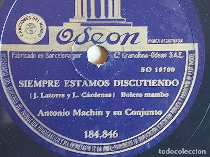 Discos de pizarra: ANTONIO MACH&Iacute;N COMO SIEMPRE 78RPM - Foto 4