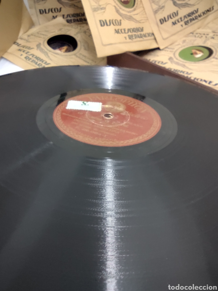 Discos de pizarra: Gran lote de discos de pizarra. Imperio Argentina - Foto 10