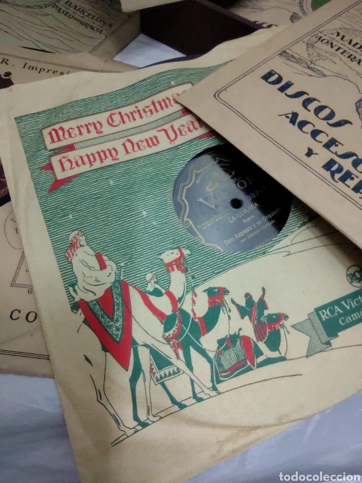Discos de pizarra: Gran lote de discos de pizarra. Imperio Argentina - Foto 19