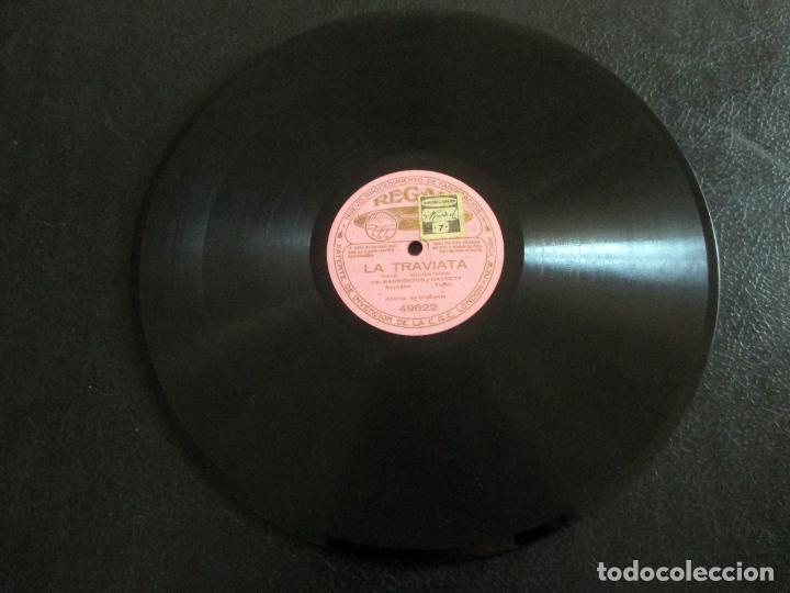 Discos de pizarra: MAR&Iacute;A BARRIENTOS Y C. HACKETT. LA TRAVIATA. VERDI. - Foto 2