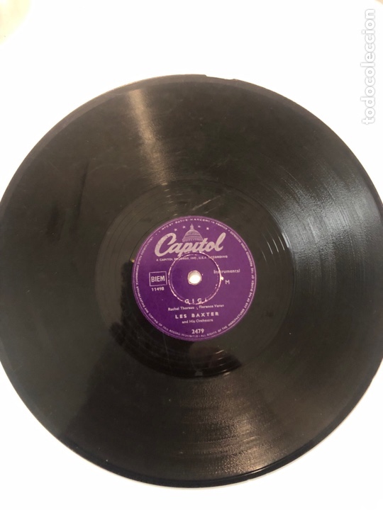 Discos de pizarra: Disco pizarra les baxter.Gigi I love Paris - Foto 4