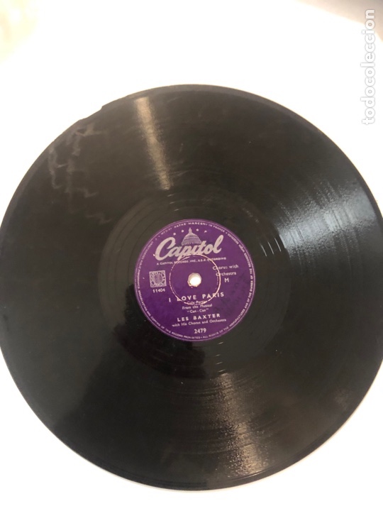 Discos de pizarra: Disco pizarra les baxter.Gigi I love Paris - Foto 5