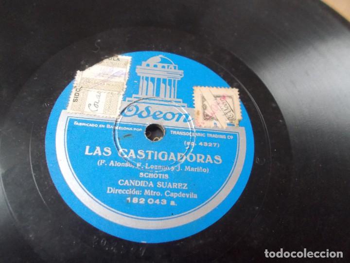 Discos de pizarra: CANDIDA SUAREZ Las castigadoras / las Castigadoras - Foto 2