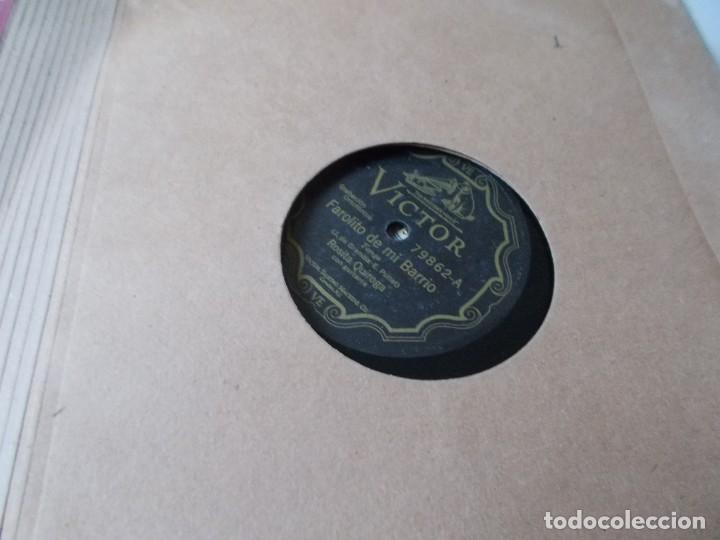 Discos de pizarra: ROSITA QUIROGA Farolito de mi barrio / Fallaste Coraz&oacute;n - Foto 1