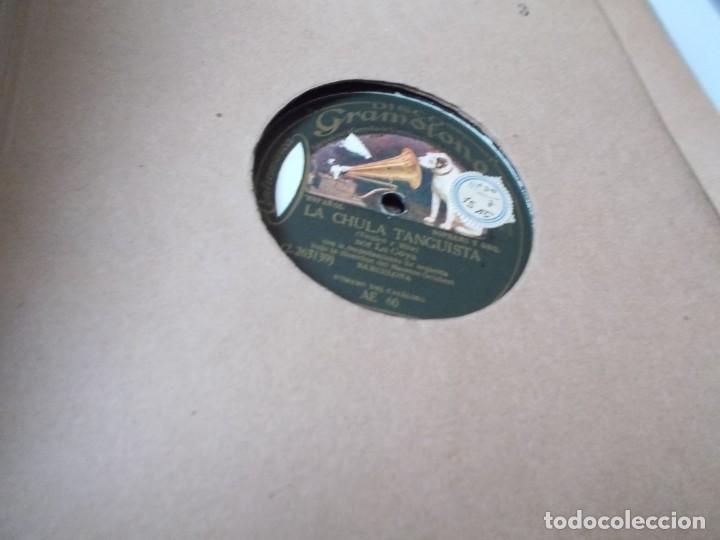 Discos de pizarra: LA GOYA De mi tierra - La chula Tanguista - Foto 1