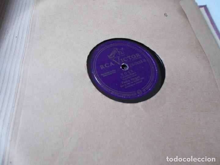 Discos de pizarra: PEDRO VARGAS Mar&iacute;a Bonita / Rosa - Foto 1