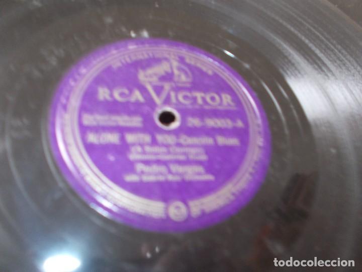 Discos de pizarra: PEDRO VARGAS Afraine-Beguine / Alone with you - Foto 2