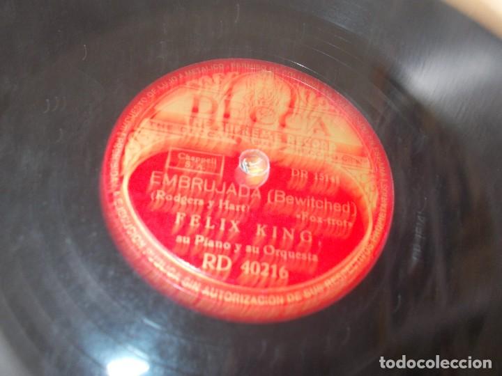 Discos de pizarra: F&Eacute;LIX KING Embrujada / De vez en cuando - Foto 2