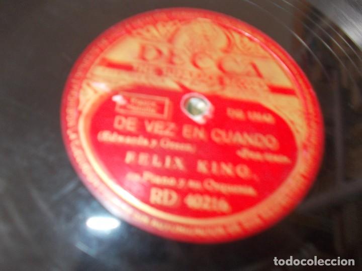 Discos de pizarra: F&Eacute;LIX KING Embrujada / De vez en cuando - Foto 3