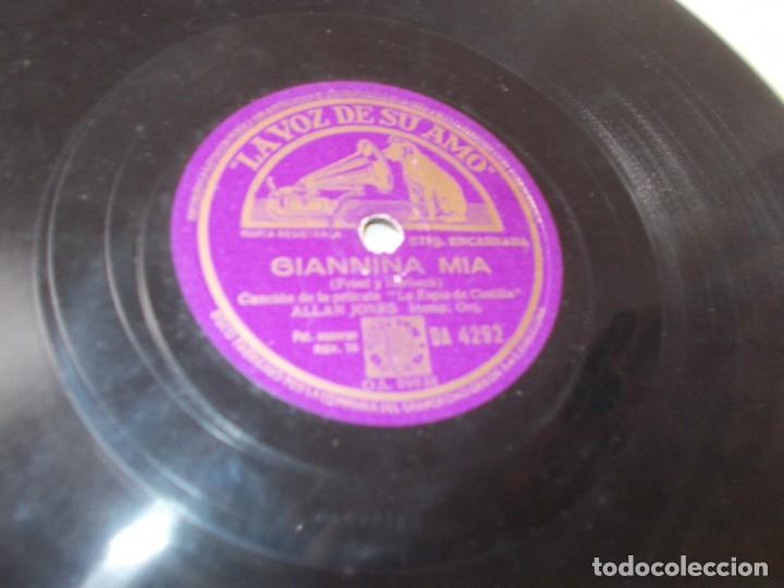 Discos de pizarra: ALLAN JONES Serenata de la mulas / Giannina Mia - Foto 2
