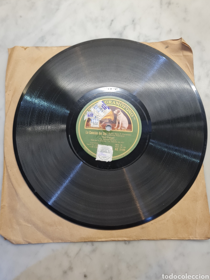 Discos de pizarra: Disco antiguo - Foto 1