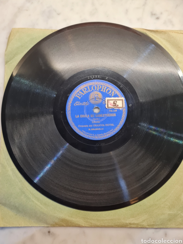 Discos de pizarra: Disco antiguo - Foto 1