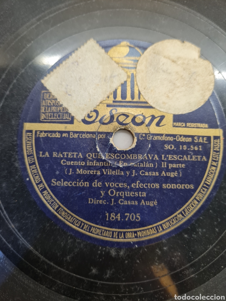 Discos de pizarra: Disco antiguo - Foto 2