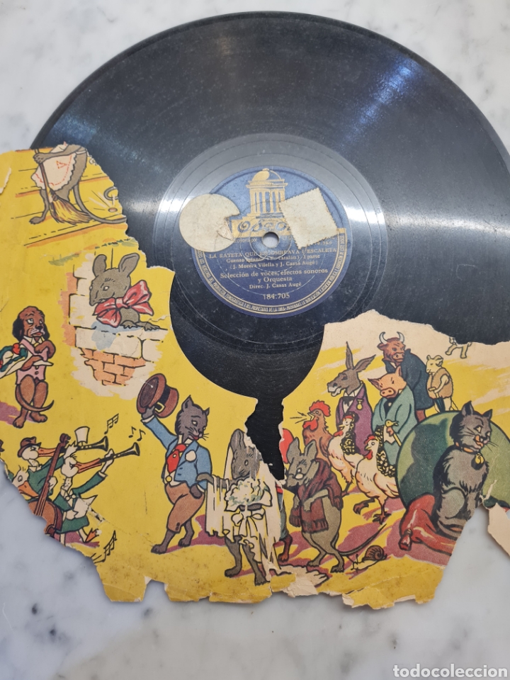 Discos de pizarra: Disco antiguo - Foto 3