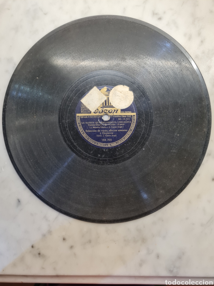 Discos de pizarra: Disco antiguo - Foto 1