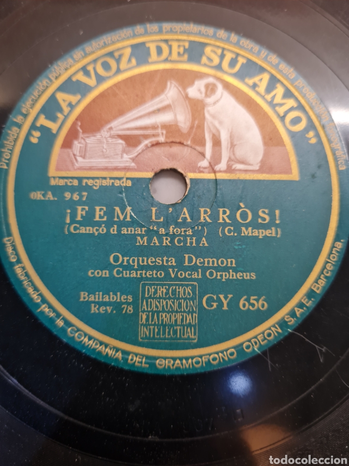 Discos de pizarra: Disco antiguo - Foto 2