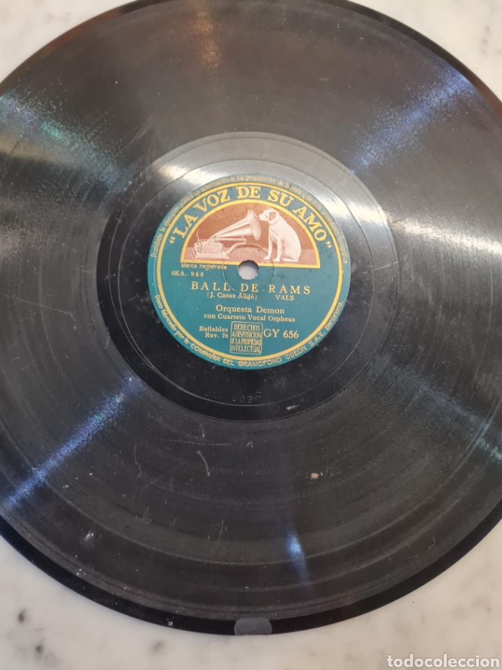 Discos de pizarra: Disco antiguo - Foto 3