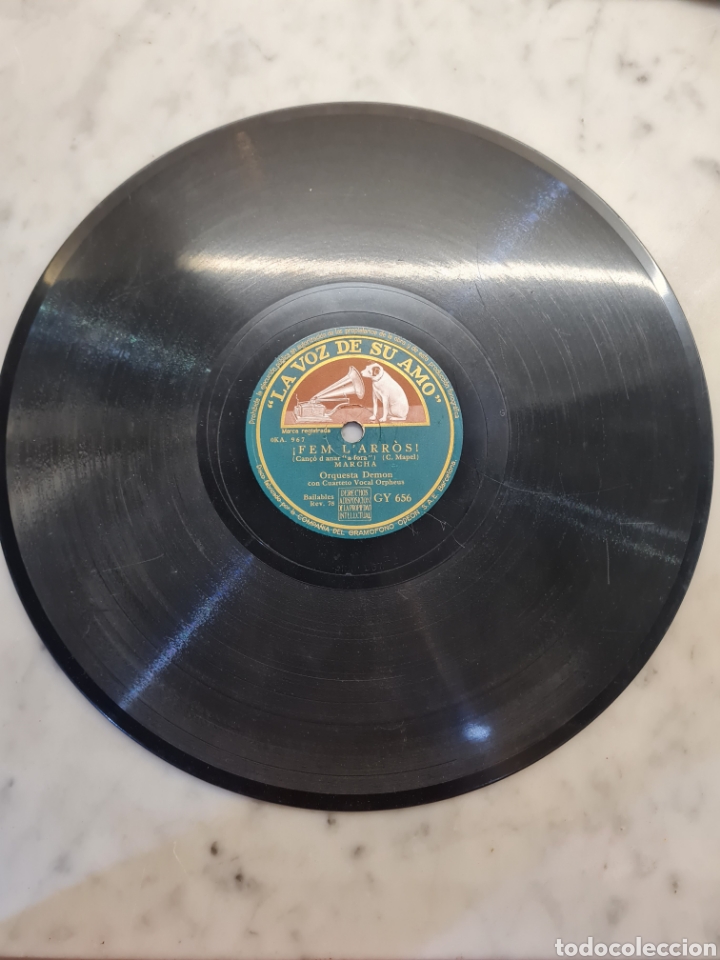 Discos de pizarra: Disco antiguo - Foto 1