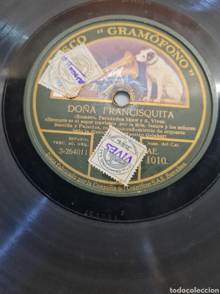 Discos de pizarra: Disco antiguo - Foto 2