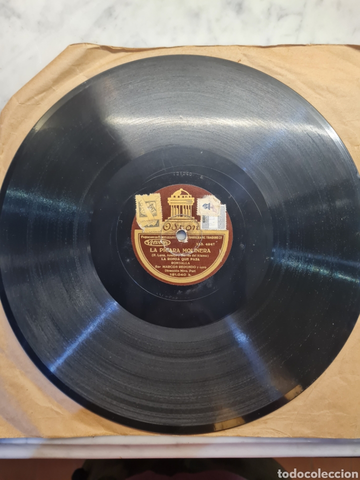 Discos de pizarra: Disco antiguo - Foto 1