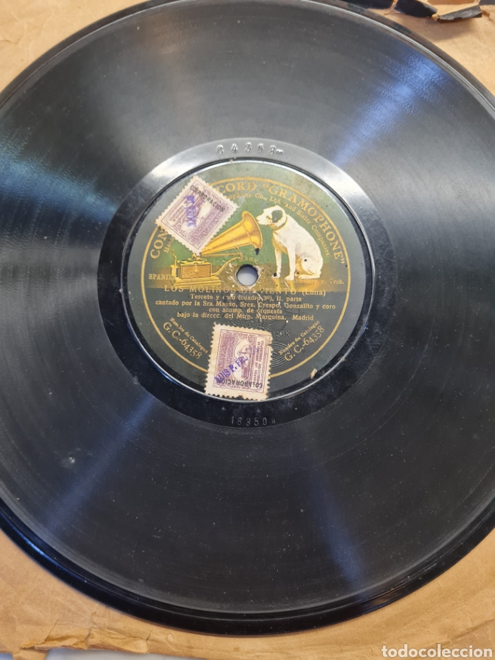 Discos de pizarra: Disco antiguo - Foto 3